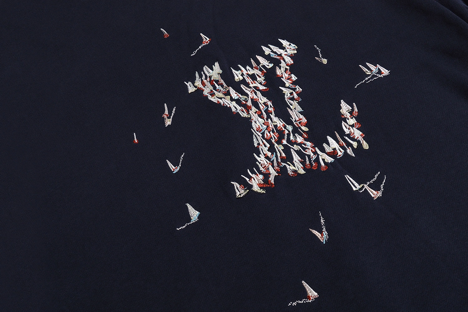 wg.luxury- 8V embroidery oversized item:E-F000H2531